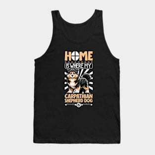 Home is with my Carpathian Shepherd Dog Tank Top